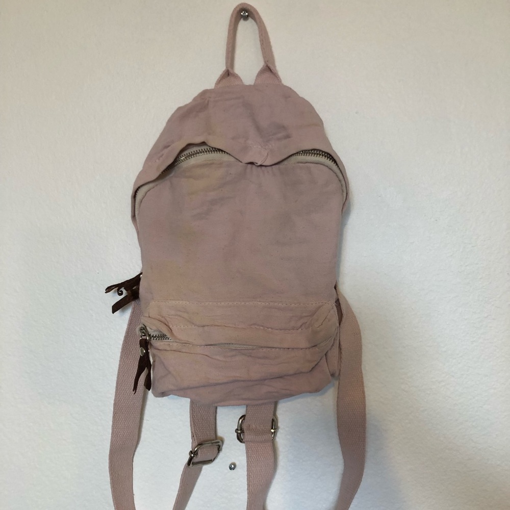 Light Pink Brandy Melville Mini Backpack